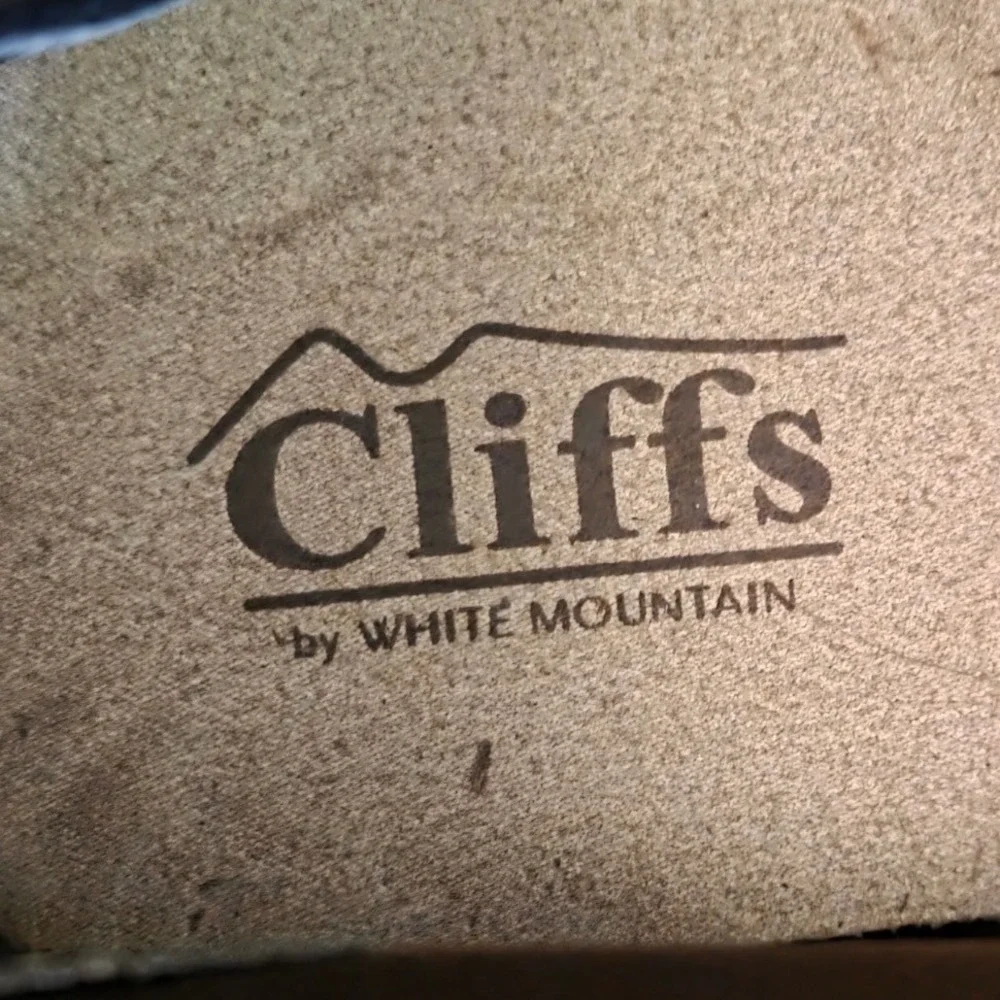 Cliffs by White Mountain Kelsie Boot Brown Knit Collar Hiking Gorpcore 9.5M